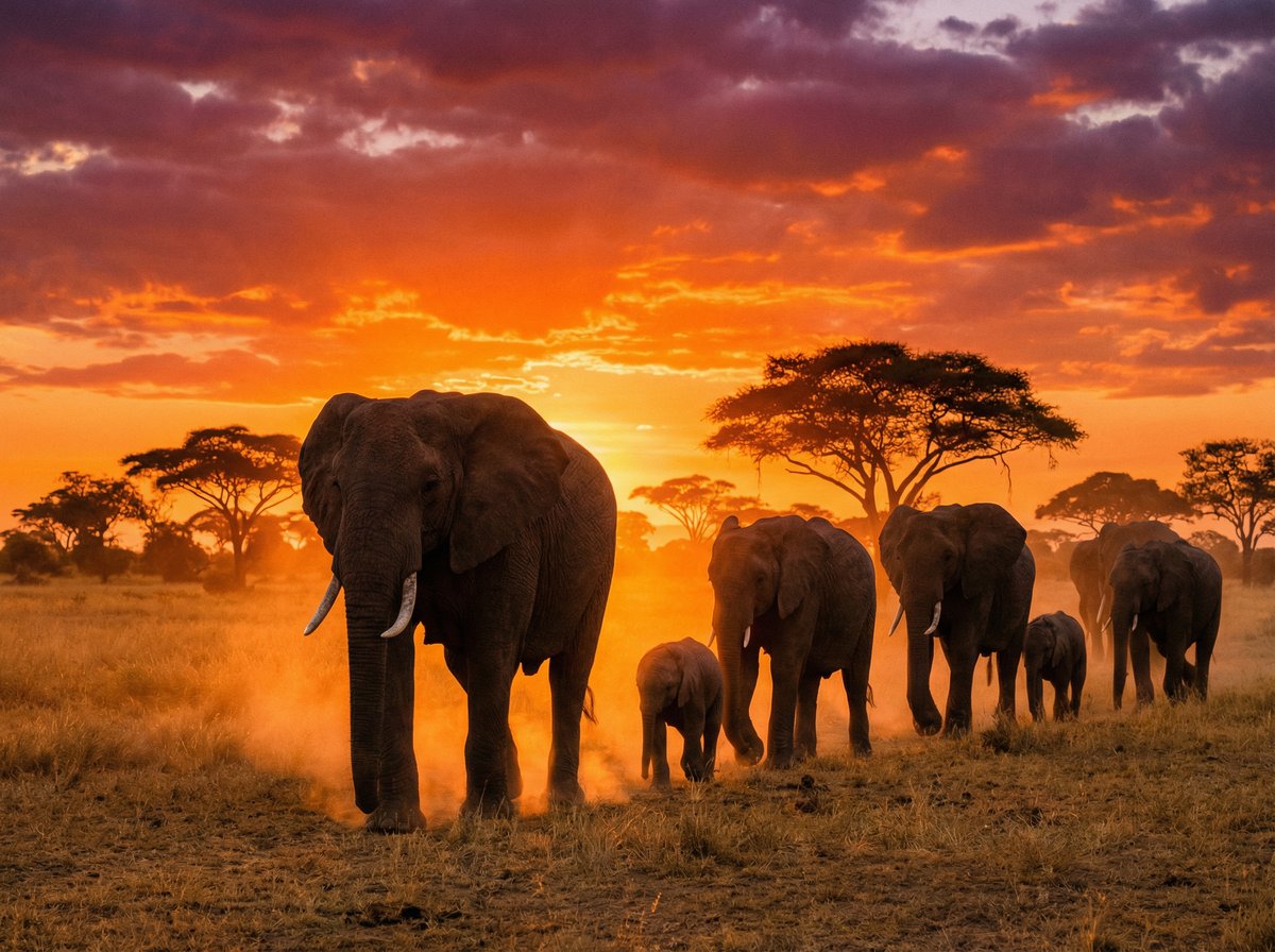 蜜桃传媒非洲象群迁徙视频